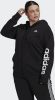 Adidas Essentials Logo Ritshoodie(Grote Maat) Black/White Dames online kopen