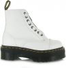 Dr Martens Sinclair lederen platformlaarzen Dr. Martens, Wit, Dames online kopen