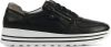 Waldlaufer 758009 comfort leren sneakers zwart/zilver online kopen