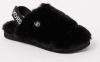 Michael Kors Elsie pantoffel van imitatiebont online kopen