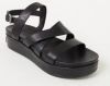 Shabbies Amsterdam Maro leren sandalen zwart online kopen