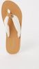 Tommy Hilfiger Leather Footbed Beach Sandal teenslippers wit online kopen