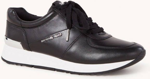 Michael Kors Allie Trainer leren sneakers zwart Damesschoenen