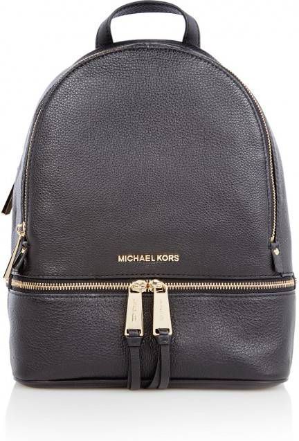 Michael Kors Rhea Zip Medium Backpack black Damestas online kopen