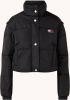 Tommy Hilfiger Removable Maniche Crop Jacket Woman , Zwart, Dames online kopen