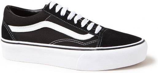 Vans Old Skool Platform VN0A3BUY281 Zwart / Wit-38.5 maat 38.5 -  Damesschoenen.nl