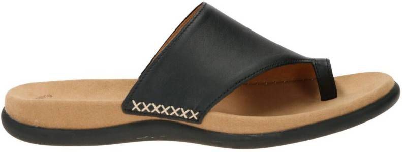 Gabor Teenslippers met contrastkleurig borduursel - Damesschoenen.nl