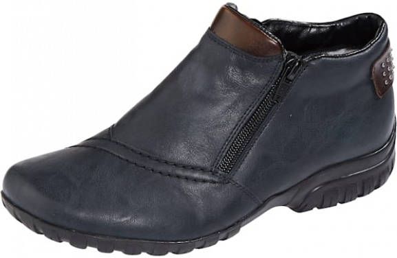 Rieker dames 55002 enkellaarsjes, blauw, 37 EU Rieker dames 55002 enkellaarsjes, blauw, 37 EU