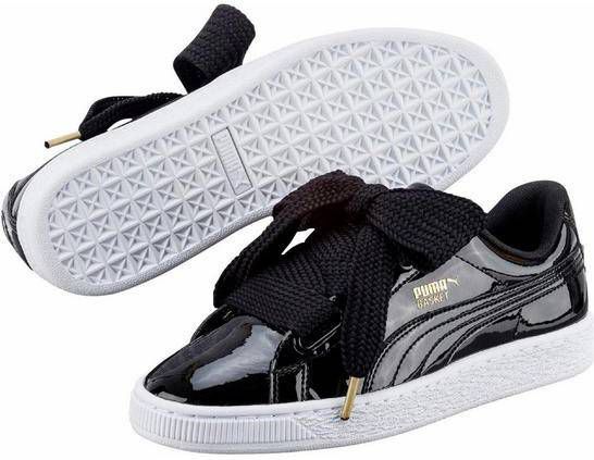 Puma Lage Sneakers BASKET HEART PATENT WN'S - Damesschoenen.nl