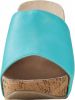 Slippers in turquoise van Andrea Conti online kopen