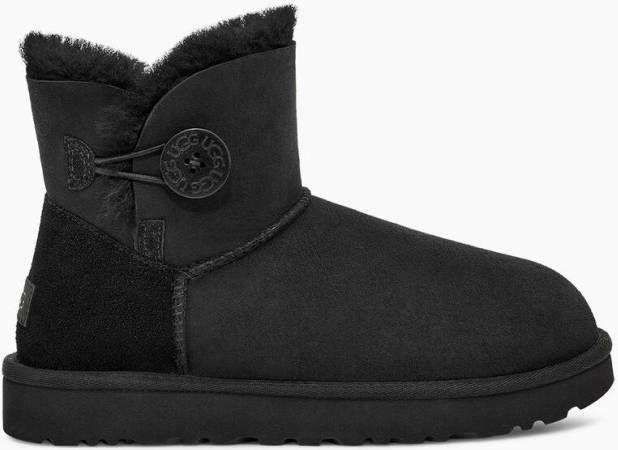 UGG Mini Bailey Button II Classic 1016422/BLK Zwart-39 maat 39 -  Damesschoenen.nl