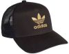 Adidas Originals Adicolor Gold Trucker Pet Black/Gold Metallic Heren online kopen