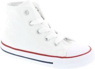 Converse All Star Hi Baby's Optical White/Red/Blue Kind - Damesschoenen.nl