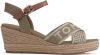 Tommy Hilfiger Sandalen Tommy Webbing Low Wedge Sandal online kopen