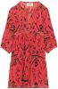 BA&SH Loose dress with fancy pattern Calix , Roze, Dames online kopen