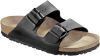 Birkenstock Arizona Soft Footbed Suede Leather Sandals , Zwart, Heren online kopen