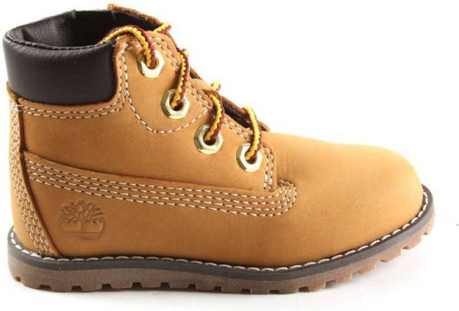 Timberland Veterboots Pokey Pine 6 Inch Boot With Side Zip Bruin -  Damesschoenen.nl