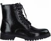 Tamaris Casual lederen laarsjes , Zwart, Dames online kopen