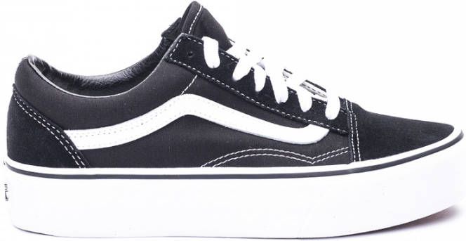 Vans Old Skool Platform VN0A3BUY281 Zwart / Wit-38.5 maat 38.5 -  Damesschoenen.nl