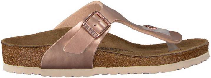 Birkenstock Teenslippers Gizeh Inspired Electric Metallic in schoenwijdte  smal - Damesschoenen.nl