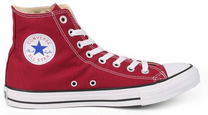 Converse All stars hoog (mt t/m 46)- Rood 37,5 (UK 4,5) - Damesschoenen.nl