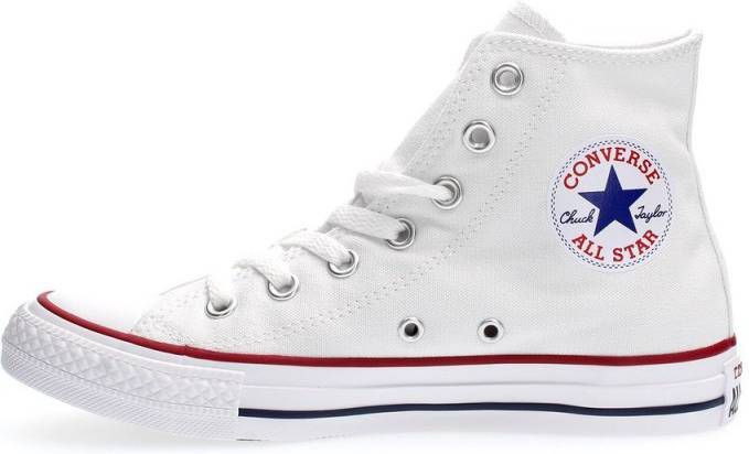 Converse All stars hoog (mt 35 t/m 46)- Wit 46,5 (UK 11,5) -  Damesschoenen.nl