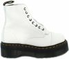 Dr Martens Sinclair lederen platformlaarzen Dr. Martens, Wit, Dames online kopen