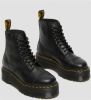 Dr Martens Anfibio Dr. Martens Sinclair in pelle nera martellata con maxi suola online kopen