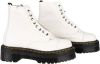 Dr Martens Sinclair lederen platformlaarzen Dr. Martens, Wit, Dames online kopen