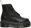 Dr Martens Anfibio Dr. Martens Sinclair in pelle nera martellata con maxi suola online kopen