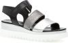 Gabor Silber Casual Wedge Sandals , Grijs, Dames online kopen