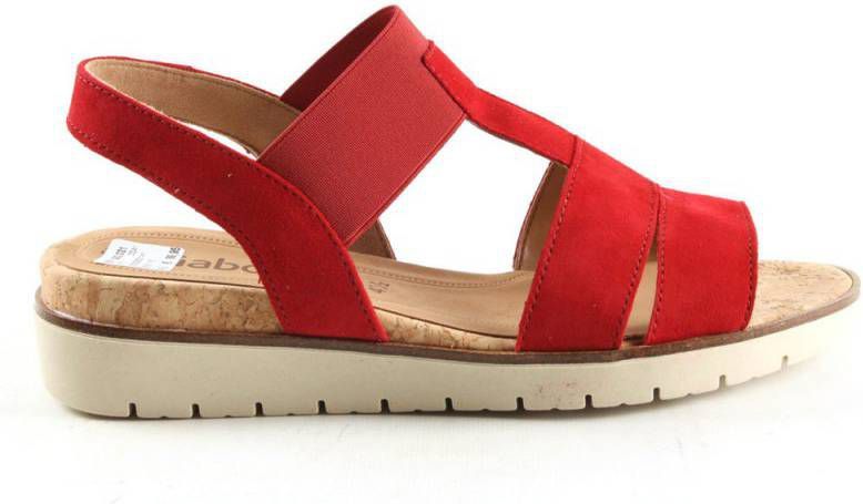 Gabor sandalen 2025 rood