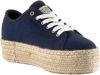 Levi's Tijuana Espadrillas 2.0 234195 648 , Blauw, Dames online kopen