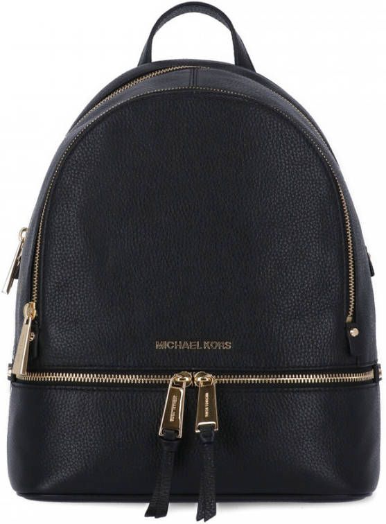 Michael Kors Rhea Zip Medium Backpack black Damestas online kopen