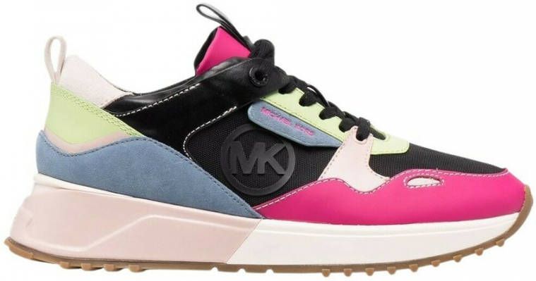Michael Kors Colour Block Panelled Sneakers , Roze, Dames online kopen