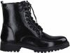Tamaris Casual lederen laarsjes , Zwart, Dames online kopen