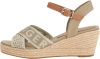 Tommy Hilfiger Sandalen Tommy Webbing Low Wedge Sandal online kopen