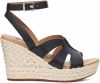 Ugg Careena wedge sandals , Zwart, Dames online kopen