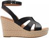 Ugg Careena wedge sandals , Zwart, Dames online kopen