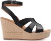 Ugg Careena wedge sandals , Zwart, Dames online kopen