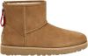 Ugg Classic Mini Zip Logo Ankle boots , Bruin, Dames online kopen