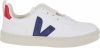 Veja Small-V-10-Laces Sneaker Junior Wit/Donkerblauw online kopen