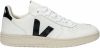 Veja Women's V-10 Leather "Extra White-Black" online kopen