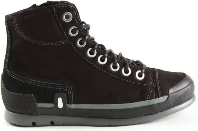 Hoge Sneakers Wolky 02777 Watson 13000 zwart nubuck Damesschoenen