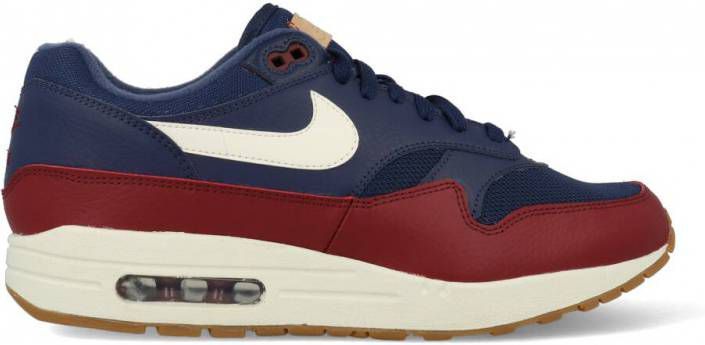 Nike Air Max 1 AH8145-400 Blauw / Rood-42.5 maat 42.5 - Damesschoenen.nl