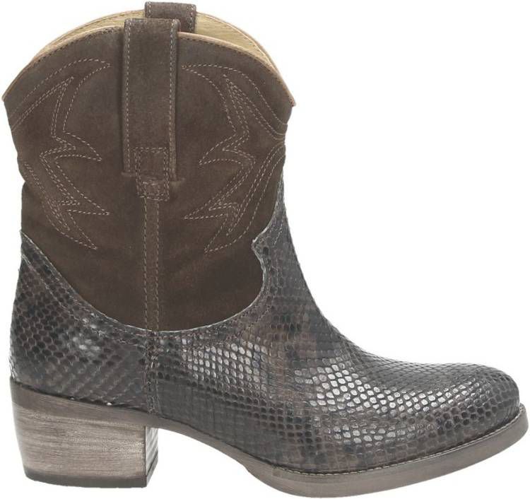 Antonio Moretto suÃ¨de cowboy laarzen bruin - Damesschoenen.nl