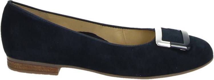 Ara suÃ¨de ballerina's donkerblauw - Damesschoenen.nl