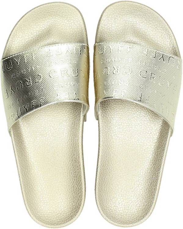 Badslippers goud top