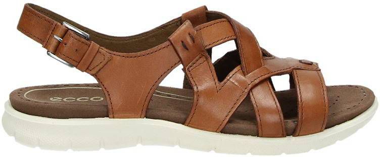Ecco Babett sandalen cognac - Damesschoenen.nl