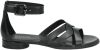 Ecco Flat sandalen zwart online kopen